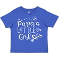 thumbnail image 3 of Inktastic Papa's Little Girl with Hearts Flower and Butterfly Girls Toddler T-Shirt, 3 of 5