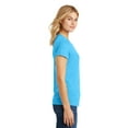 thumbnail image 3 of District Made Ladies Perfect Tri Crew Tee-M (Turquoise Frost), 3 of 5