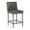Pewter Faux, variant on Scranton & Co 26" Spindle Counter Stool Gray Frame Dove Gray