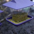 thumbnail image 4 of BRILLAR Comedero para pájaros morado al aire libre con alimentador de agua para colibríes - Comedero con correa de plástico, 4 of 5