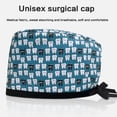 thumbnail image 6 of Adjustable Nurse Scrub Hat for Medicals Professional Breathable Cotton Print Surgical Caps for Doctor Hospital Care Unisex, 6 of 8