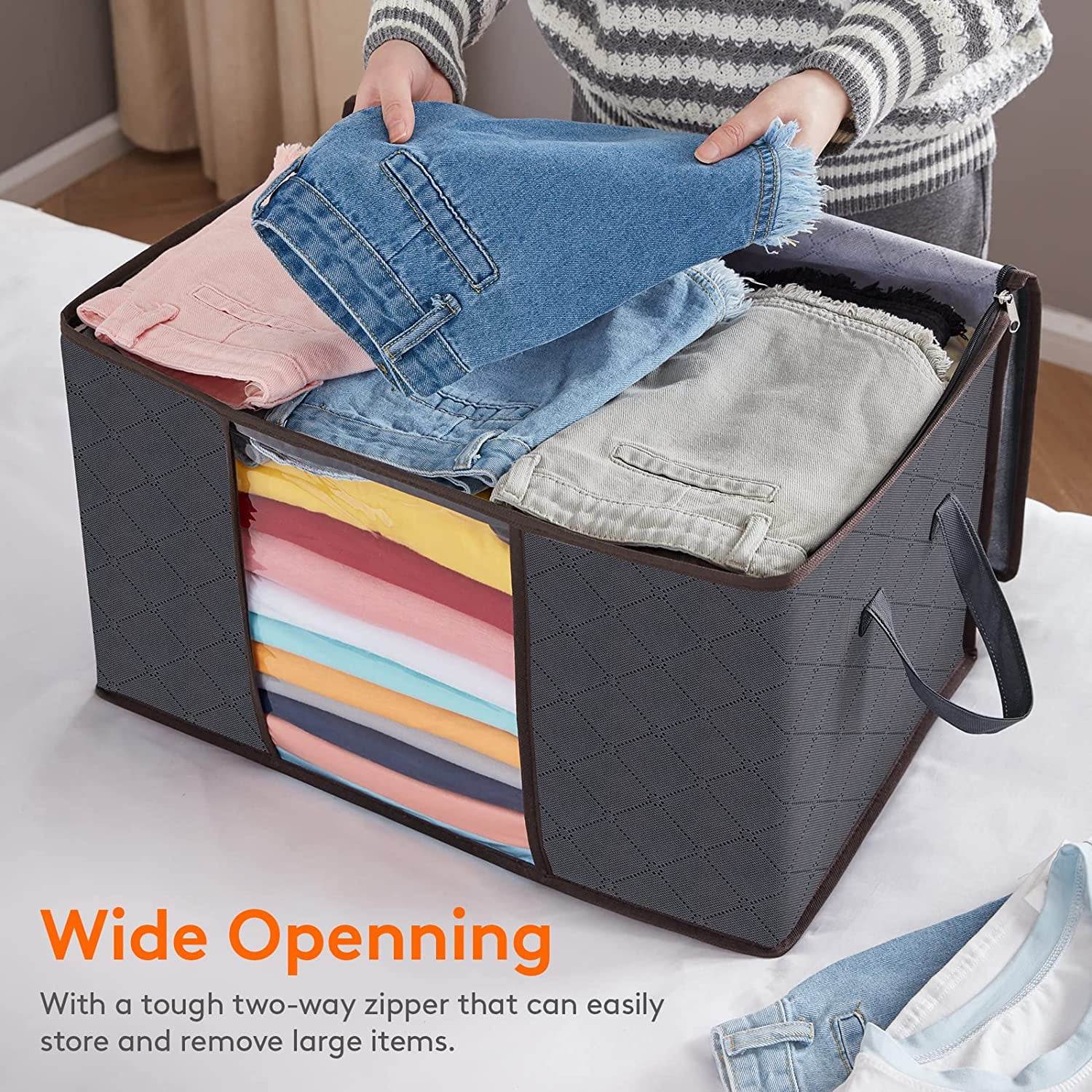 Clothing Storage Room Storage Quilt Drawer Bag Pants Box Life Story Storage  Bins