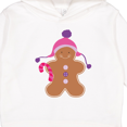 thumbnail image 3 of Inktastic Gingerbread Cookie Wearing a Pink Hat Toddler Hoodie, 3 of 4