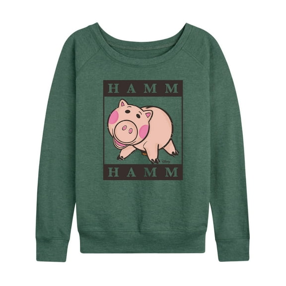 Toy Story 4 - Type Block Hamm - Women's Lightweight French Terry Long Sleeve Shirt