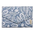thumbnail image 1 of Jewelry Display Organizer Roll Large Capacity Jewelries Storage Pouch Earrings Holder for Home Polyester Multifunction Case Dark Blue, 1 of 1