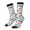 2 Black-1, variant on Colorful Shark Print Adult Socks for Men & Women,Calf Socks, Ankle Socks,Boots Socks,Breathable Casual Sock,Unisex Crew Socks
