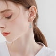 thumbnail image 4 of DVEATR Sterling Silver Turquoise Earrings for Women Animals Dragonfly Owl Feather Turtle Butterfly Dangle Earrings Western Bohemia Jewelry Birthday Mothers Day Gifts for Mom, 4 of 10