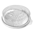 thumbnail image 3 of WIixle 12" Round Flat Aluminum Cater Trays with Clear Dome Lids - Disposable Stackable Serving Platters for Parties, Holidays, Events, and Buffet (Pack of 25 Sets), 3 of 9