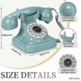 thumbnail image 2 of Audio Guest Book Phone Retro Rotary Style Antique Audio Guestbook Phone Message Voice Recorder Vint Walkbee, 2 of 3