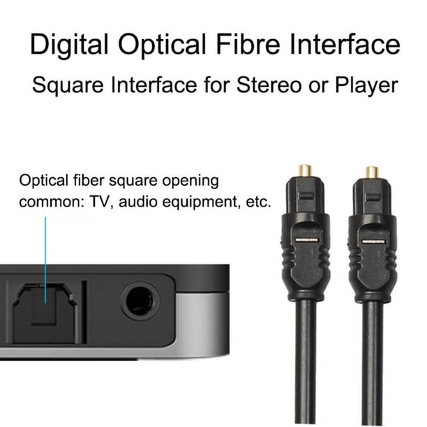 Wisremt Digital Optical Fiber Audio Cable Flexible Plugandplay