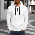 thumbnail image 2 of SRZYMJ Mens Hooded Sweatshirt Casual Long Sleeve Drawstring, 2 of 4