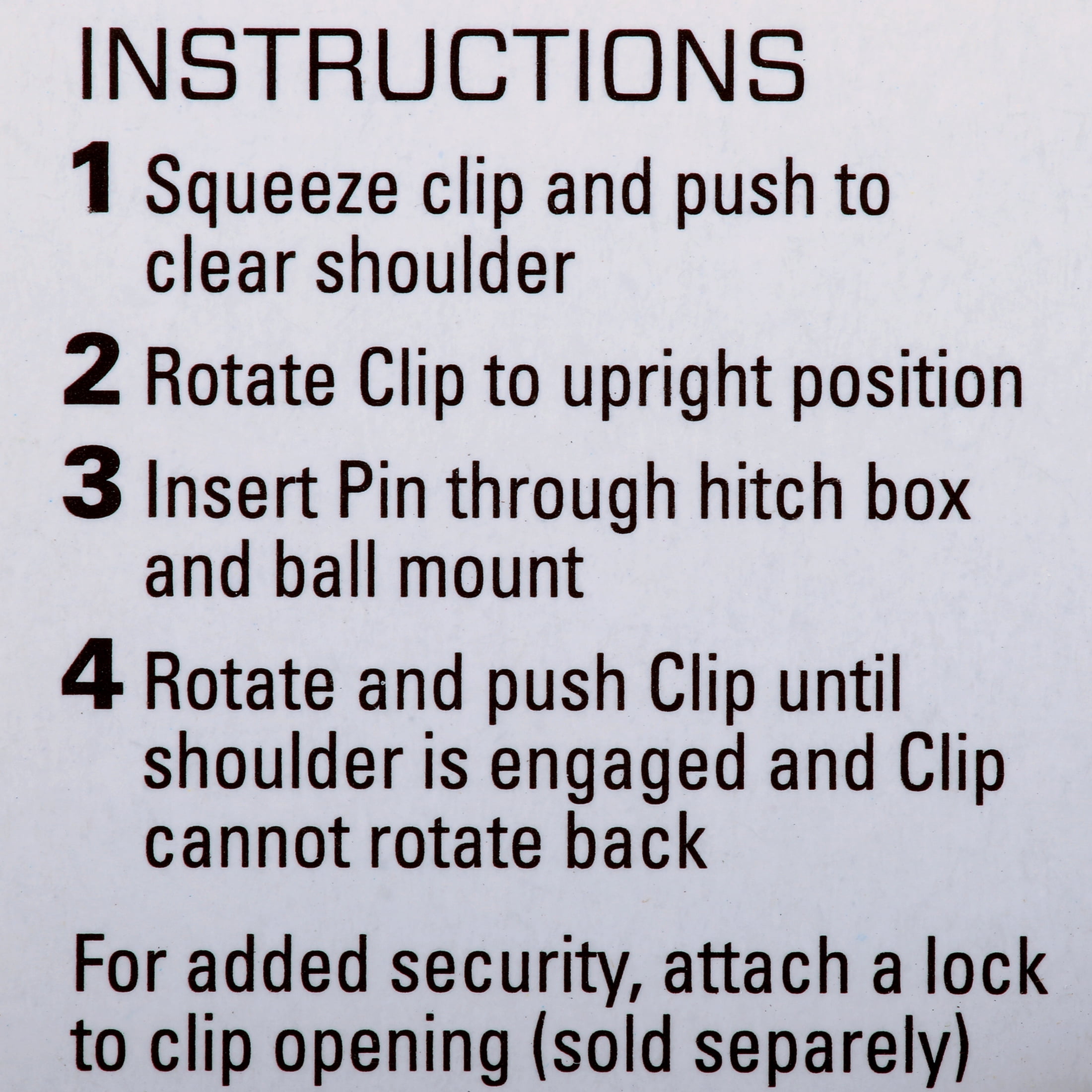 Reese Towpower 7006730 Anti-Theft Hitch Pin 2.75 in Length, 0.88 in Diameter Chrome, Class II1 Piece