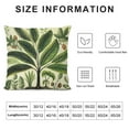 thumbnail image 5 of Chilfamy  Tropical Palm Tree Throw Pillow Covers Vintage Green Leaf Decorative Pillow Cases Cushion Covers for Sofa Couch Indoors&amp;Outdoors Decor, 5 of 5