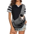 thumbnail image 1 of Bolsa transportadora para mascotas, transportín manos libres para cachorros, ideal para perros y gatos pequeños, apto para mascotas de menos de 1,8 kg, bandolera de viaje de malla transpirable para ca, 1 of 5