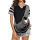 thumbnail image 1 of Bolsa transportadora para mascotas, transportín manos libres para cachorros, ideal para perros y gatos pequeños, apto para mascotas de menos de 1,8 kg, bandolera de viaje de malla transpirable para ca, 1 of 5