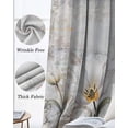thumbnail image 6 of Vintages Flowers Black Out Curtains 63 Inch Long, Room Darkening Draperies Curtains Panels, Country Farmhouse Retro Botanical Floral Thermal Insulated Curtain for Bedroom Living Room 52"x63" 2 Panels, 6 of 8