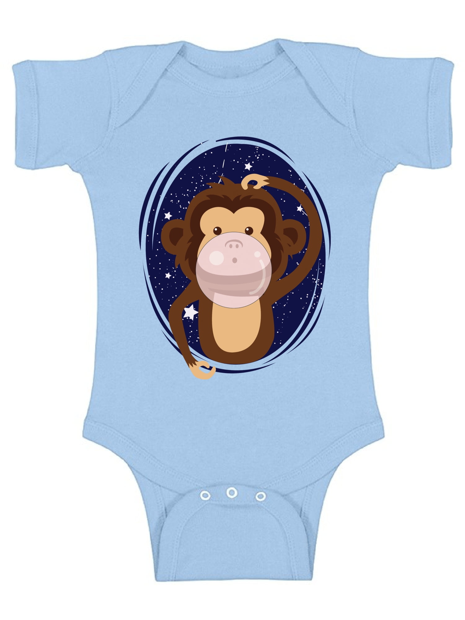 Awkward Styles Funny Monkey Baby Bodysuit Short Sleeve Baby Shower ...