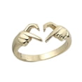 thumbnail image 1 of Qarigey Anillo de apertura Ajustable Mujeres Hombres Joyería elegante Moda Compromiso Romántico Elegante Casual Amistad Regalo Oro Type1 NO1, 1 of 6