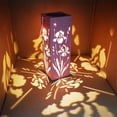thumbnail image 1 of Linterna solar | Lámpara colgante LED para decoración de patio exterior | Diseño calado en hierro con estampado de rosas | Iluminación de jardín resistente a la intemperie, 1 of 6