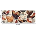 thumbnail image 7 of Beige Chicken Breed Pattern Kitchen Rug Mat,Kitchen Runner Rugs Non Skid Washable,Decorative Kitchen Floor Mats for Kitchen,Sink,Laundry,17"x47.2", 7 of 7