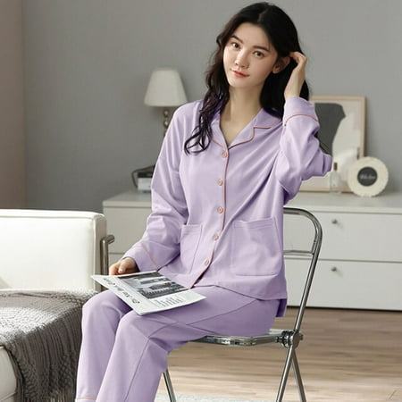 

CoCopeaunt 100% Cotton Pajama For Women Winter Soild Pink Pijamas Feminino Warm Sleepwear White PJ Fashion Pure Cotton Pyjama Femme