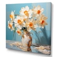 thumbnail image 2 of Designart "Bold Brushstrokes In Daffodil Bloom I" Daffodils Wall Decor, 2 of 7