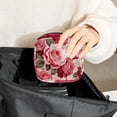thumbnail image 6 of Sanitary Napkin Storage Bag for Girls Women, Portable First Period Pads Bag Tampons Holder Girls Travel Makeup Bag, Large Capacity Pink Rose, 6 of 6