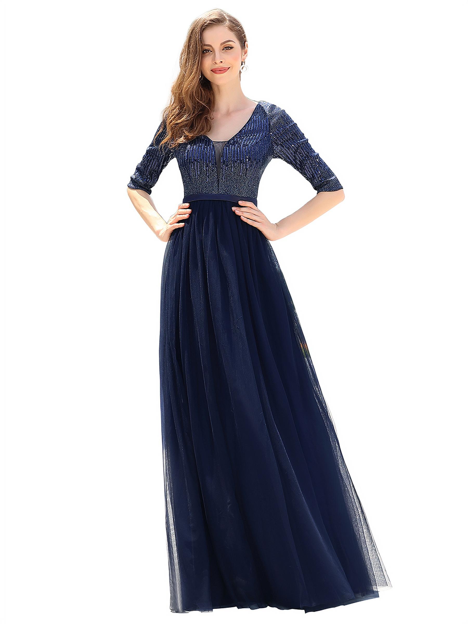 Half Sleeve Evening Dresses 