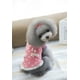 thumbnail image 2 of Cachorro De Gato Perro Mascota Chaleco Suave Ropa Linda Ropa De Abrigo Chaqueta Con Capucha L Color De Rosa Sunnimix Ropa para perros, 2 of 5