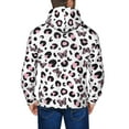 thumbnail image 5 of Zip Up Hoodies for Men - Leopard print butterfly Long Sleeve Comfrt Men'S Fashion Hoodies & Sweatshirts, Jackets for Men Hoodies Pullover Clothing Clothes with Pouch, 5 of 5
