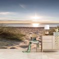 thumbnail image 2 of HSHDLDF 3D Wall Mural Poster Large Sticker Wallpaper Beach View Wall Peel And Stick Removable Wall Decor Print Picture Image Design For Bedroom Living Room Office Hotel 400(W)x280(, 2 of 4