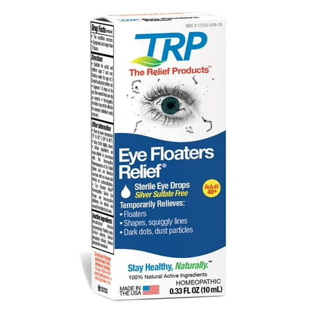 The Relief Products Eye Floaters Eye Drops 0.33 Fluid Ounce each ...