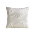 thumbnail image 2 of Housse de Coussin de Sofa en Velours avec Nœud - Housse Décorative pour Salon, Lavable et Ajustée, 2 of 6