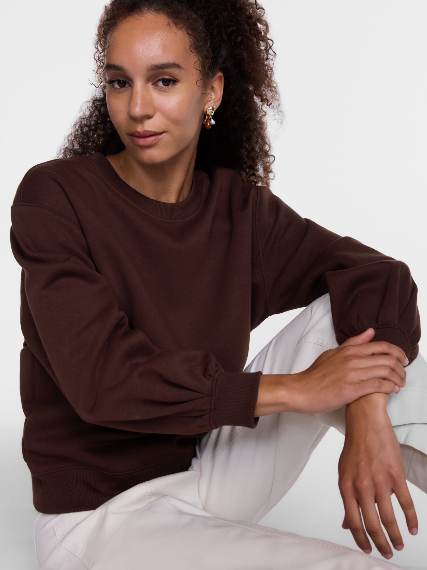 Scenario Women's and Women's Plus Crewneck Sweatshirt, Sizes XS-4X
