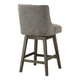 thumbnail image 5 of Granville 26" Swivel Counter Stool in Charcoal Fabric  with Gray Legs, 5 of 9