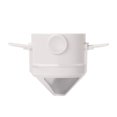 thumbnail image 1 of Clearance! Pour Over Coffee Maker Portable Stainless Reusable Coffee Filter Mini Paperless Single 1 Cup Coffee Cup for Travel Camping Funnel,White, 1 of 8