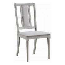 Mori Dining Side Chair Set of 2-Cutout Back-Linen Seat-Natural Gray