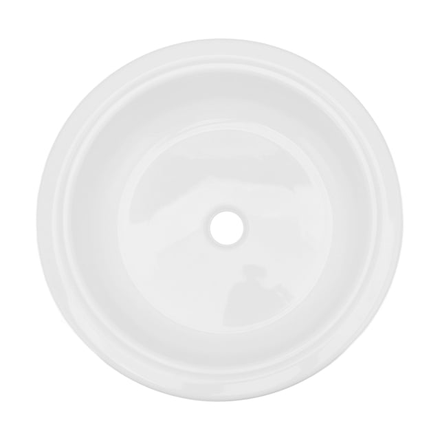 Hand Wash Basin,375x130mm RV Boat Round Bathroom Vessel Sink Boat Vessel Sink Exceptional Reliability