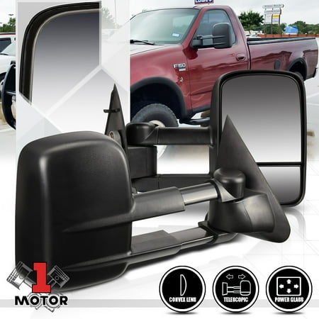 Pairpower Extendable Towing Side Mirror For 97 04 Ford F150f250 Light Duty 98 99 00 01 02