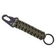 thumbnail image 2 of Riwesomey Paracord llavero al aire libre 242lbs mosquetón supervivencia llavero cuerda hebilla mochilero cordón pesca verde Type3 NO3 Riwesomey TO008593-01, 2 of 6
