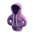 thumbnail image 4 of Funda para pomo de cambio de marchas de coche, decoración interior de coche, sudadera suave y cómoda Violeta, 4 of 9