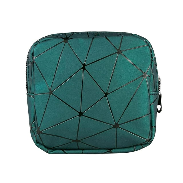 MERIGLARE Sac de Rangement pour Serviettes Hygiéniques, Durable et Portable, Sac de Période pour Adolescentes, Vert