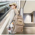 thumbnail image 4 of Multifunctional Nylon Student Backpack Large Capacity Anti-theft School Bag Lightweight Teenage School Backpack, 4 of 5