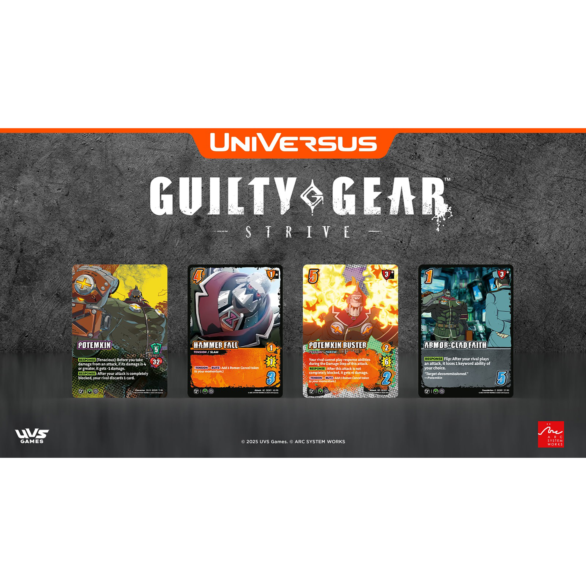 UniVersus: GUILTY GEAR - STRIVE - Blitz Box - 12 Blitz Packs (11 Cards Ea), Battle Deck-Building Trading Card Game, Randomly Assorted, TCG Collectible