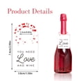 thumbnail image 5 of BQBQERT 6pcs Valentine’s Day Hanging Paper Labels Stylish Wine Bottle Hanger Insert Decoration Champagne Bottle Accessories, 5 of 7