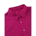 thumbnail image 4 of Lars Amadeus Men's Short Sleeves Polka Dots Button Down Shirt, 4 of 6