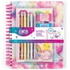 Three Cheers For Girls: All-In-One Sketching Set - Pastel Tie Dye - 200 Page Book, 6 Colored Pencils, 2 Erasers, Pencil Sharpener & Sheet Of Stickers, Sketch & Doodle, Tweens & Girls Ages 6+