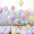 thumbnail image 4 of Guardoinrt 100 Pieces/Set Rubber Balloon Exquisite Round Anniversary Balloons, 4 of 6