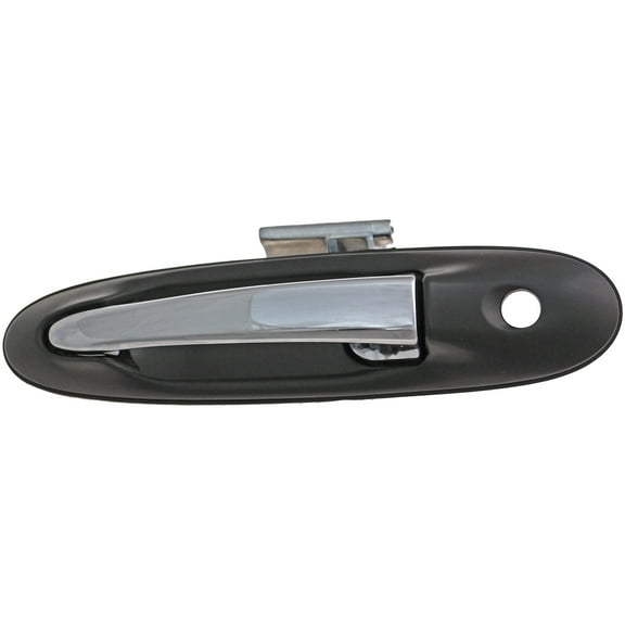 Dorman 83312 Front Driver Side Exterior Door Handle for Specific Lincoln Models, Chrome Lever and Black Housing