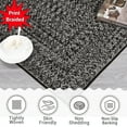 thumbnail image 2 of Garvee 2'x10' Runner Rugs Kitchen Entryway Braided Print Rugs, Machine Washable Non-Slip Low Pile Indoor Rugs for Hallway, Bedroom, Living Room, Gray Brown, 2 of 8
